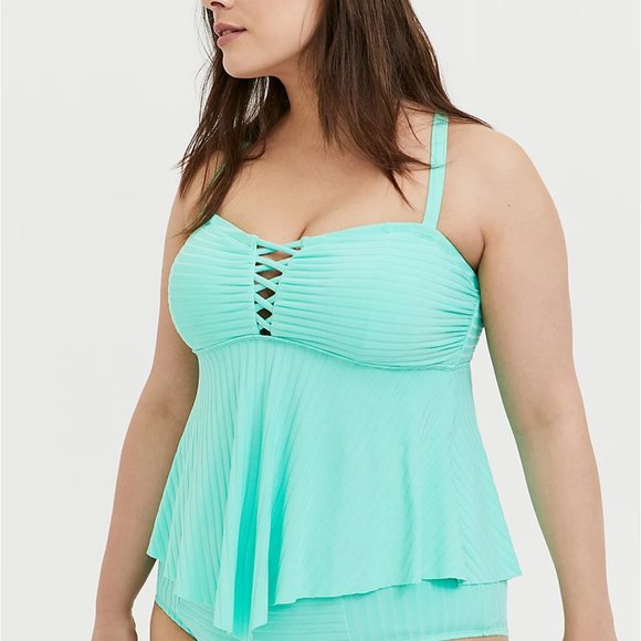 Torrid Other - Torrid Turquoise Tankini Top 2x
